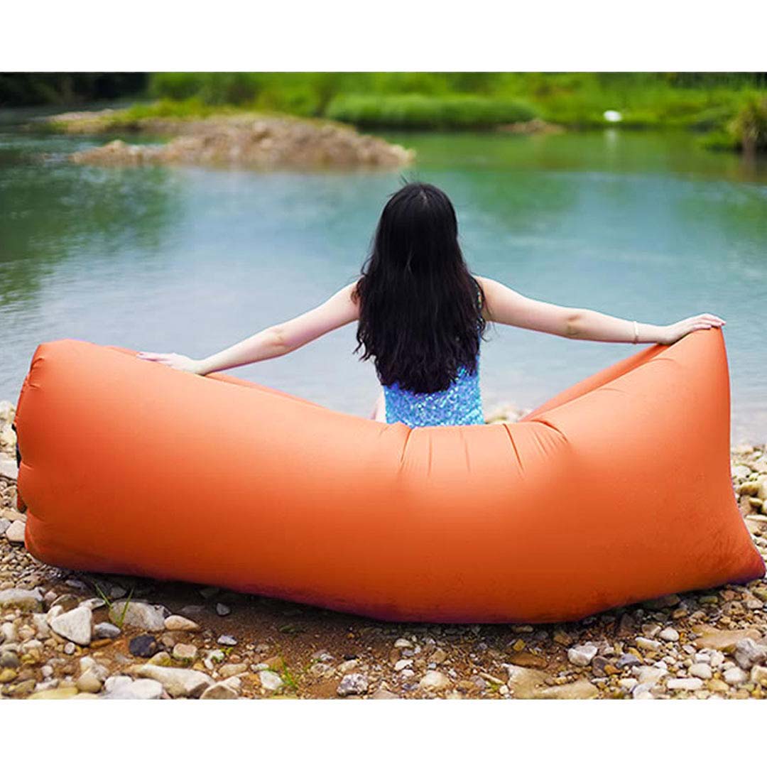 Inflatable Air Sofa Orange