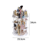 360 Degree Rotating Makeup Organiser Cosmetics Holder