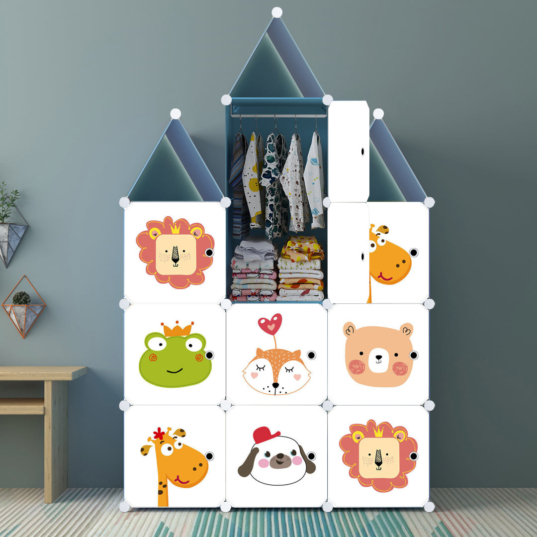 10 Cubes DIY Animal Print Wardrobe