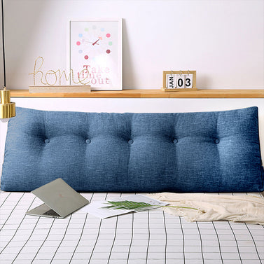 SOGA 120cm Blue Wedge Bed Cushion