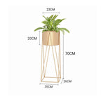 70CM Gold Wire Metal Gold Pot Holder Rack
