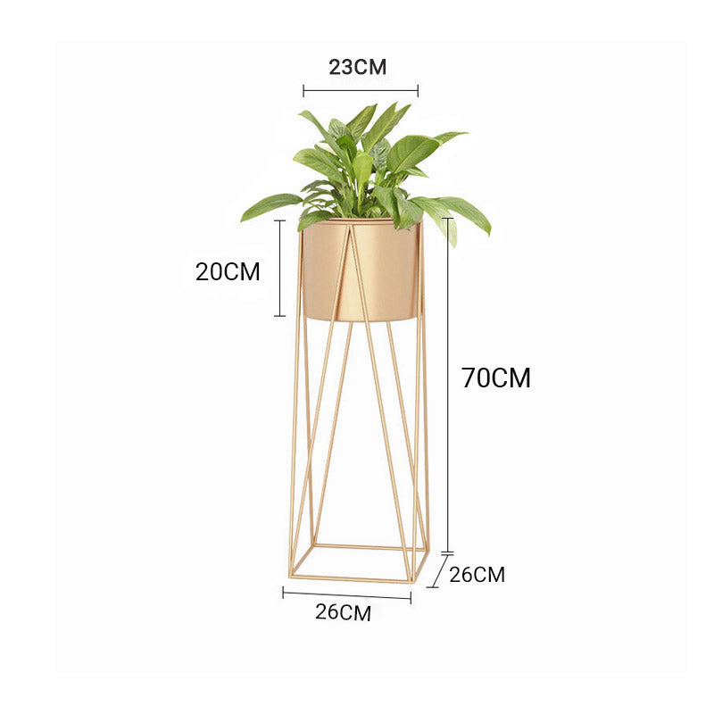 70CM Gold Wire Metal Gold Pot Holder Rack