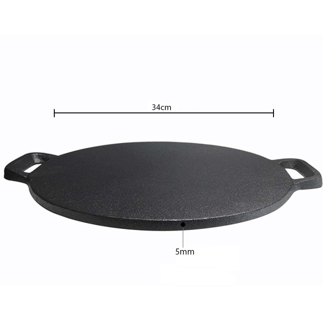 Cast Iron Induction Crepe Baking Pan 34cm