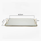 40.5cm Flat Lay Vanity Tray with Handles