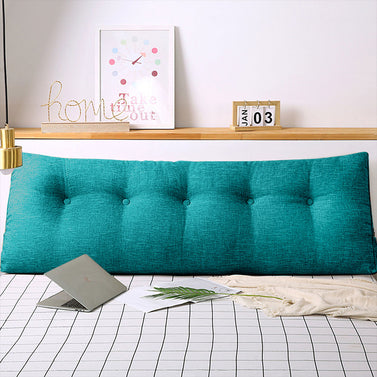 SOGA 120cm Blue Green Wedge Bed Cushion