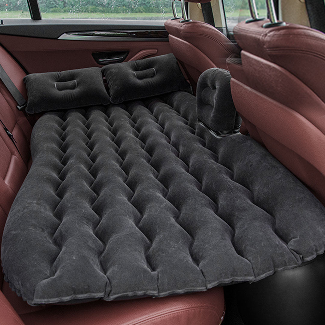 Black Ripple Inflatable Car Mattress