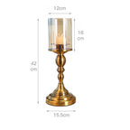 42cm Gold Nordic Candle Holder