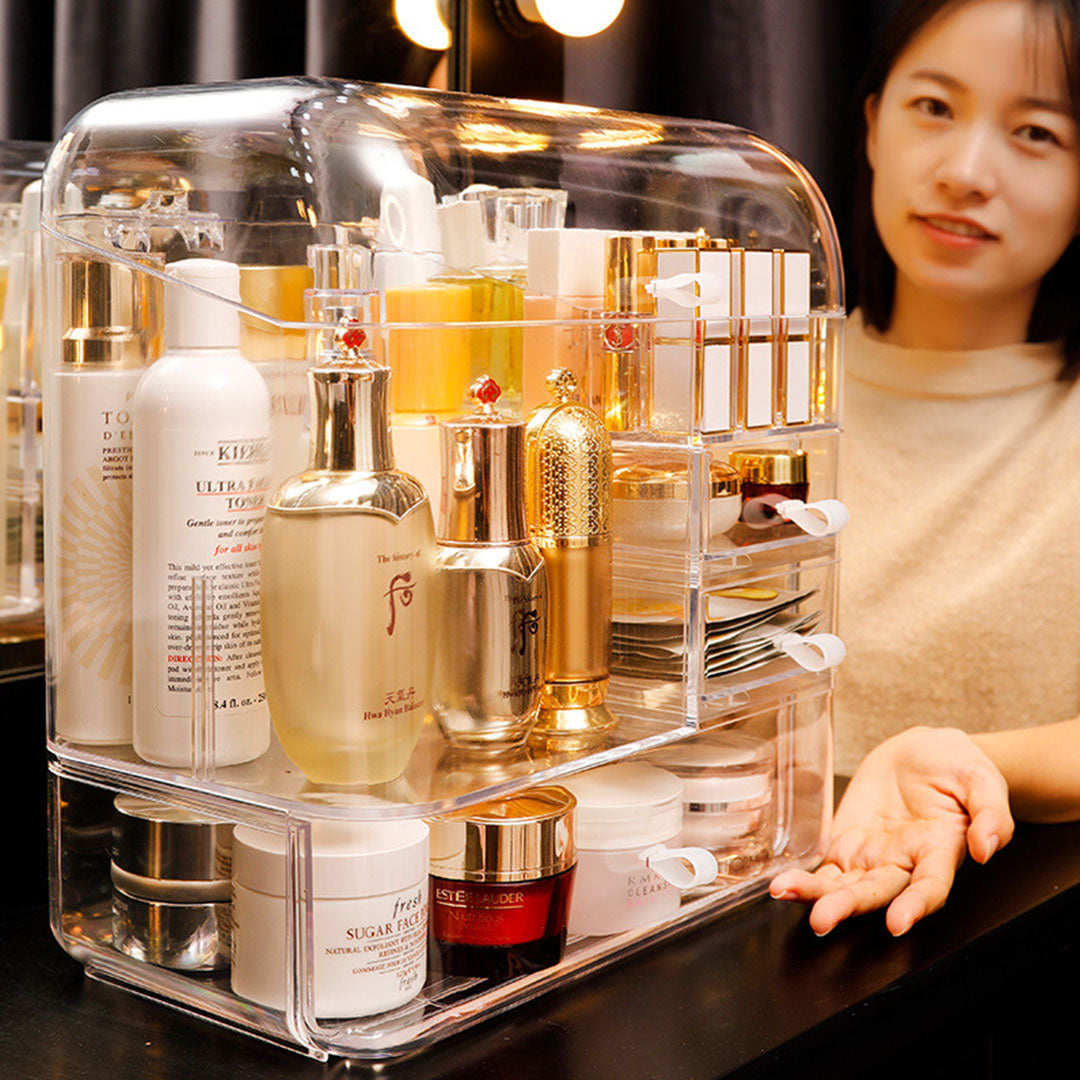 Transparent Cosmetic Storage Box