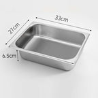 Gastronorm Full Size 1/2 GN Pan 6.5cm Deep