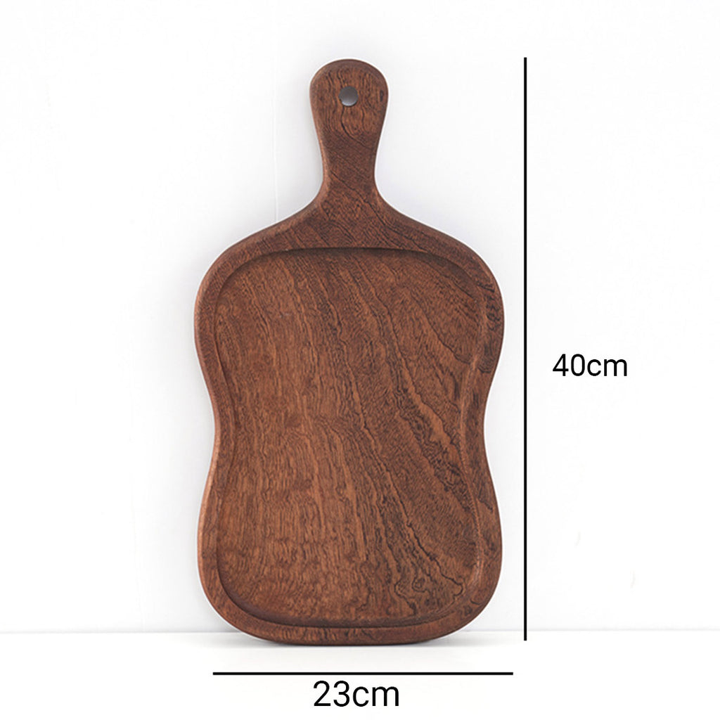 40cm Brown Wooden Serving Tray