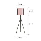 70CM Modern Tripod Pink Pot Holder Rack