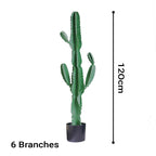 120cm Artificial Indoor Cactus Tree 6 Heads