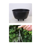 Red Medium Hanging Flower Pot
