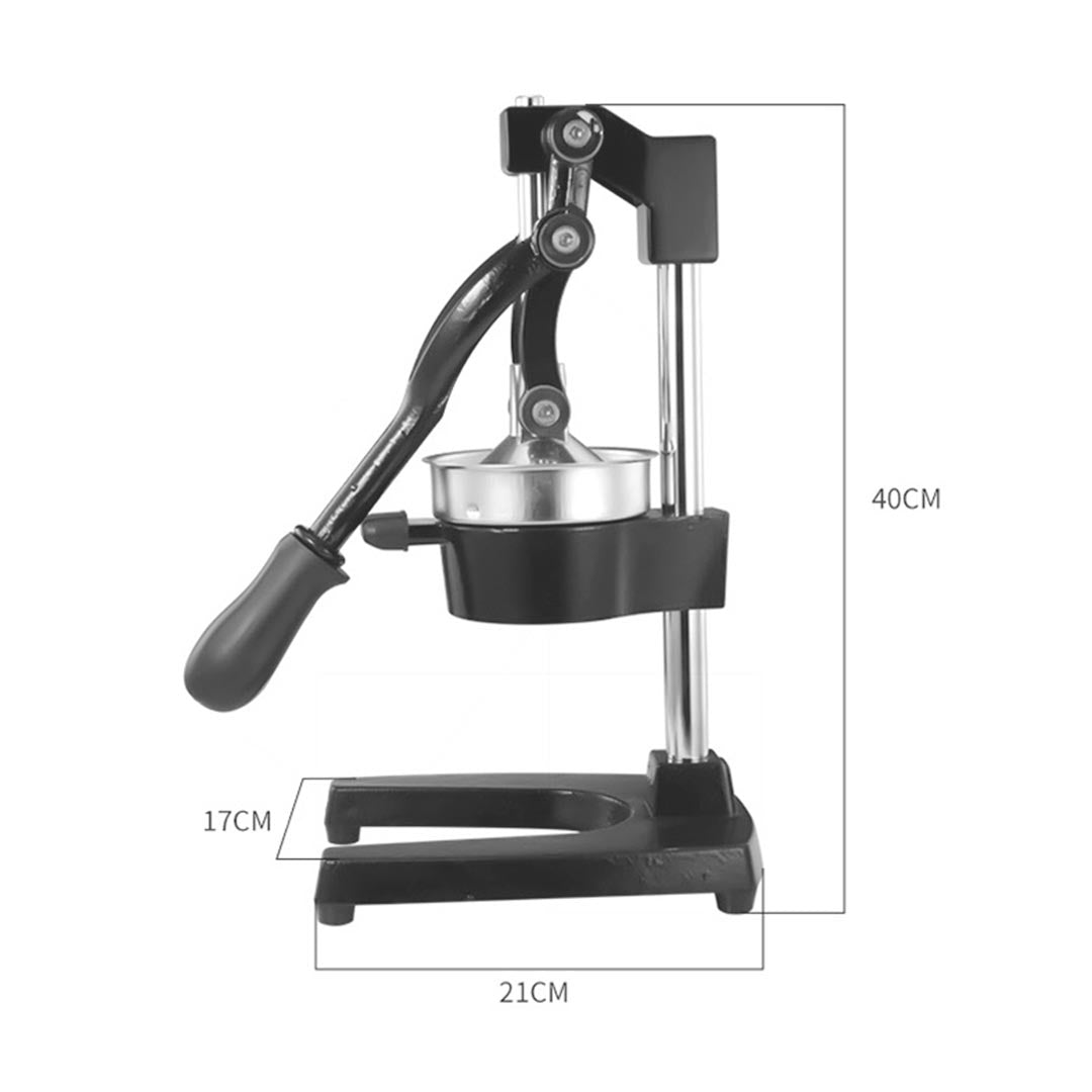 Commercial Manual Juicer Black