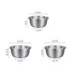 SOGA Stainless Steel Metal Basket Strainer 3PCS Set B