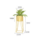 50CM Gold Wire Metal Gold Pot Holder Rack