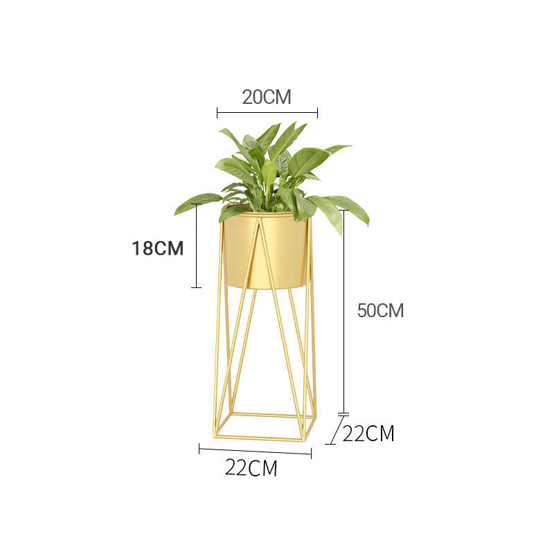 50CM Gold Wire Metal Gold Pot Holder Rack