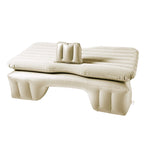 Portable Inflatable Car Mattress Air Bed Beige