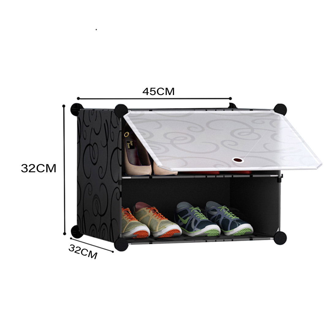 2 Tier Shoe Rack Organizer