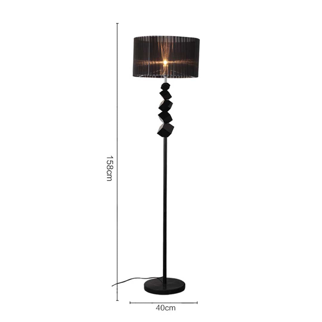 Floor Lamp with Dark Shade