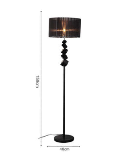 Floor Lamp with Dark Shade