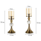 43cm 38cm Glass Candle Holder