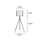 80CM Modern Tripod White Pot Holder Rack
