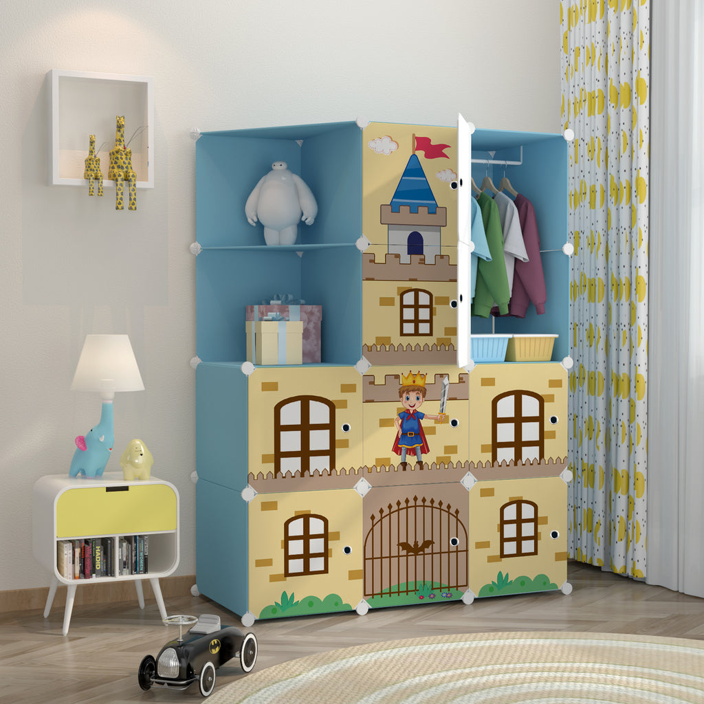 10 Cubes Blue Castle Wardrobe