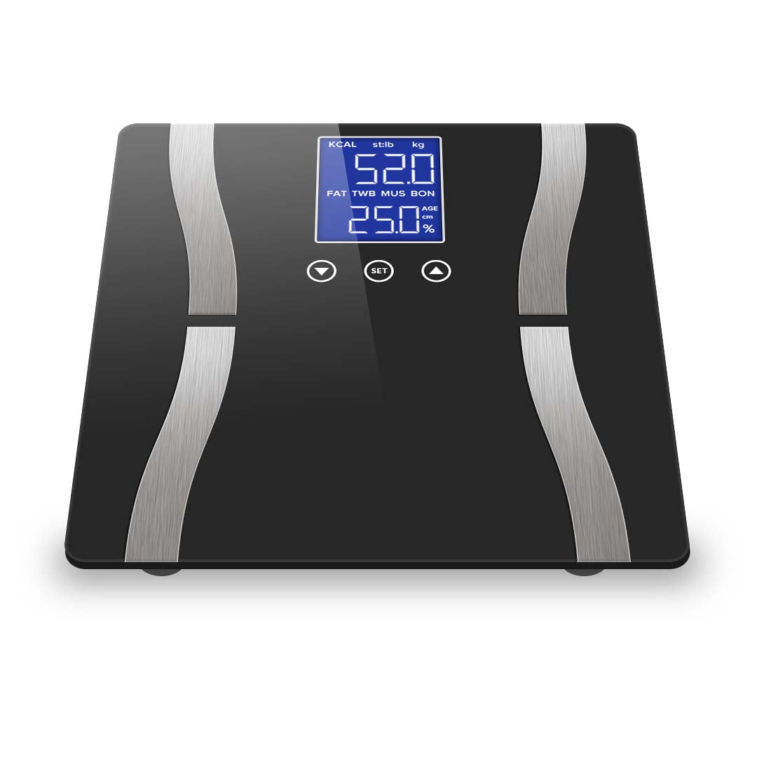 Digital Body Fat Scale Black
