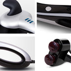 Handheld Massager with Soothing Heat Silver