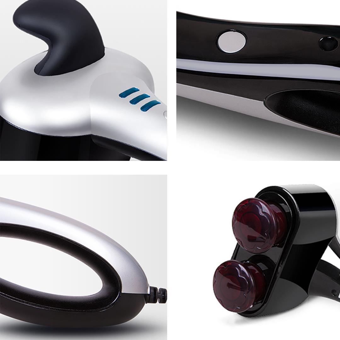 Handheld Massager with Soothing Heat Silver