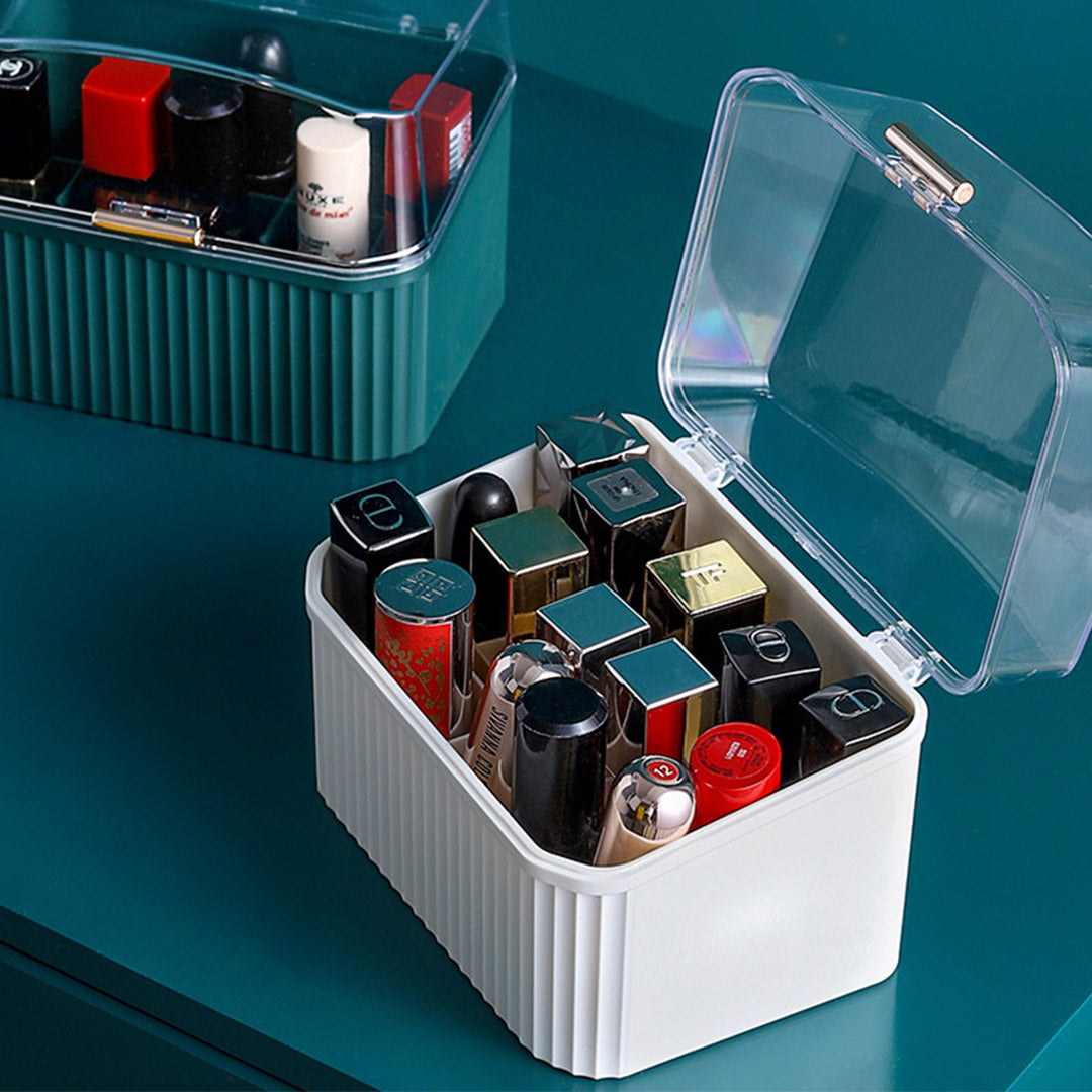 White Cosmetic Jewelry Storage Organiser Set