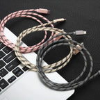 Android 1.5M MFI Metal Braided USB Cable Grey