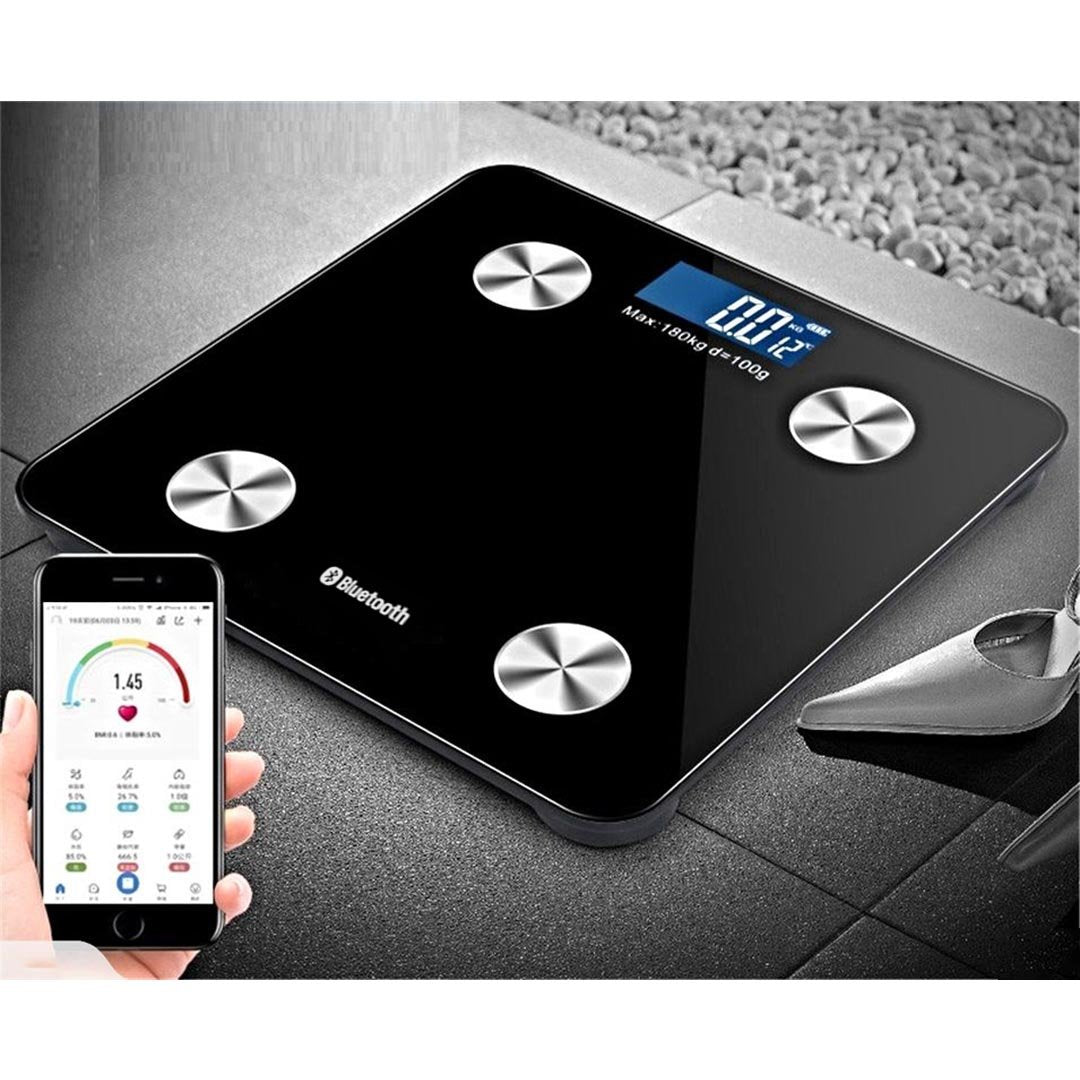Wireless Bluetooth Digital Body Fat Scale Pink