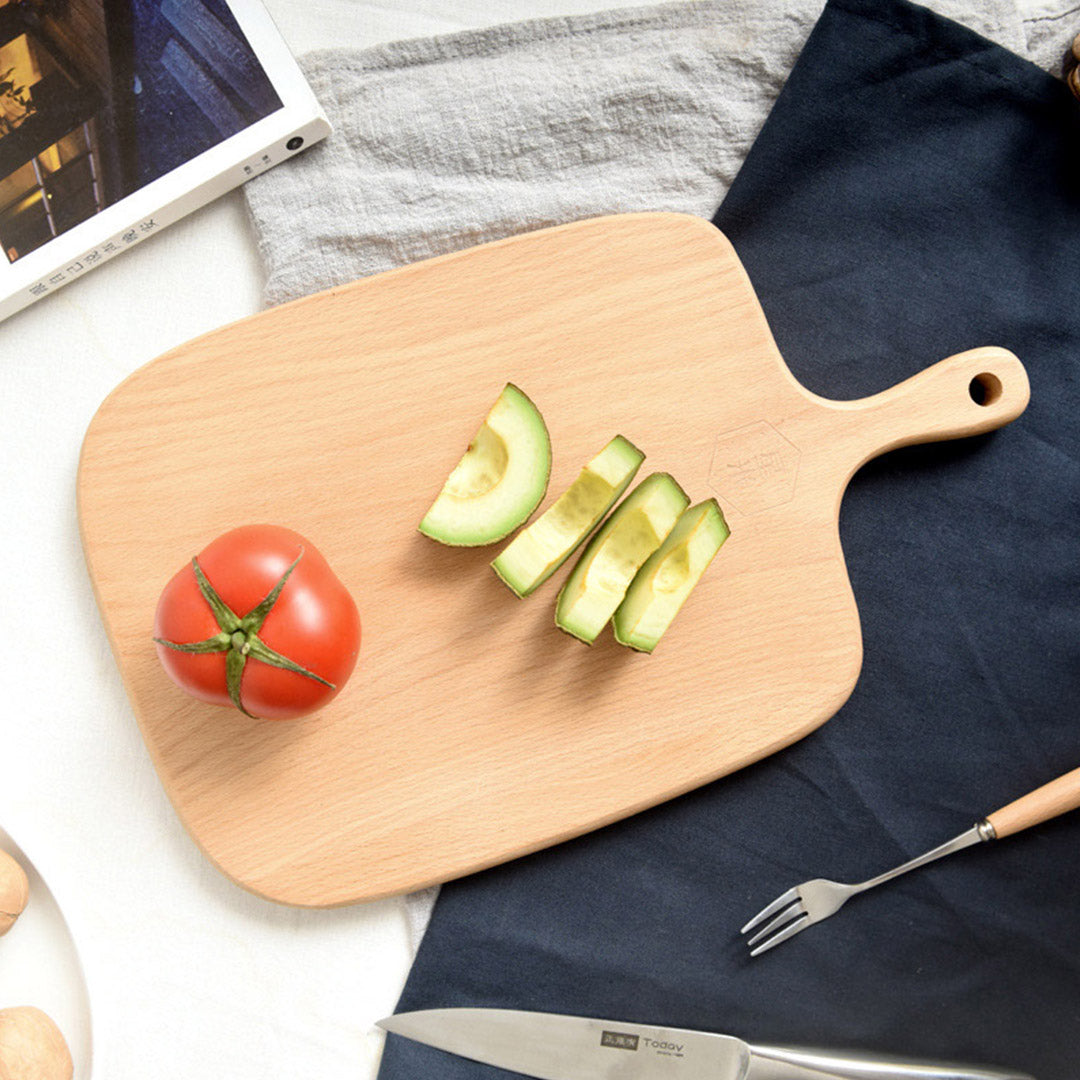 26cm Brown Rectangle Wooden Serving Tray