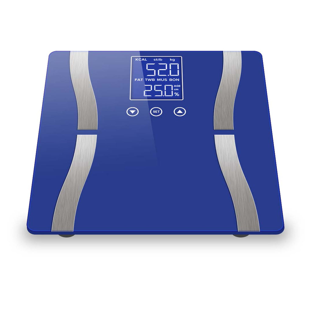 Digital Body Fat Scale Blue