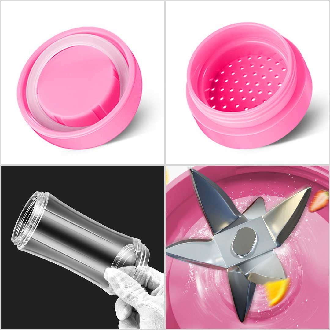 380ml Portable Rechargeable Handheld Juicer White