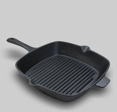 Cast Iron Cookware 2¼ qt Square Fry Pan