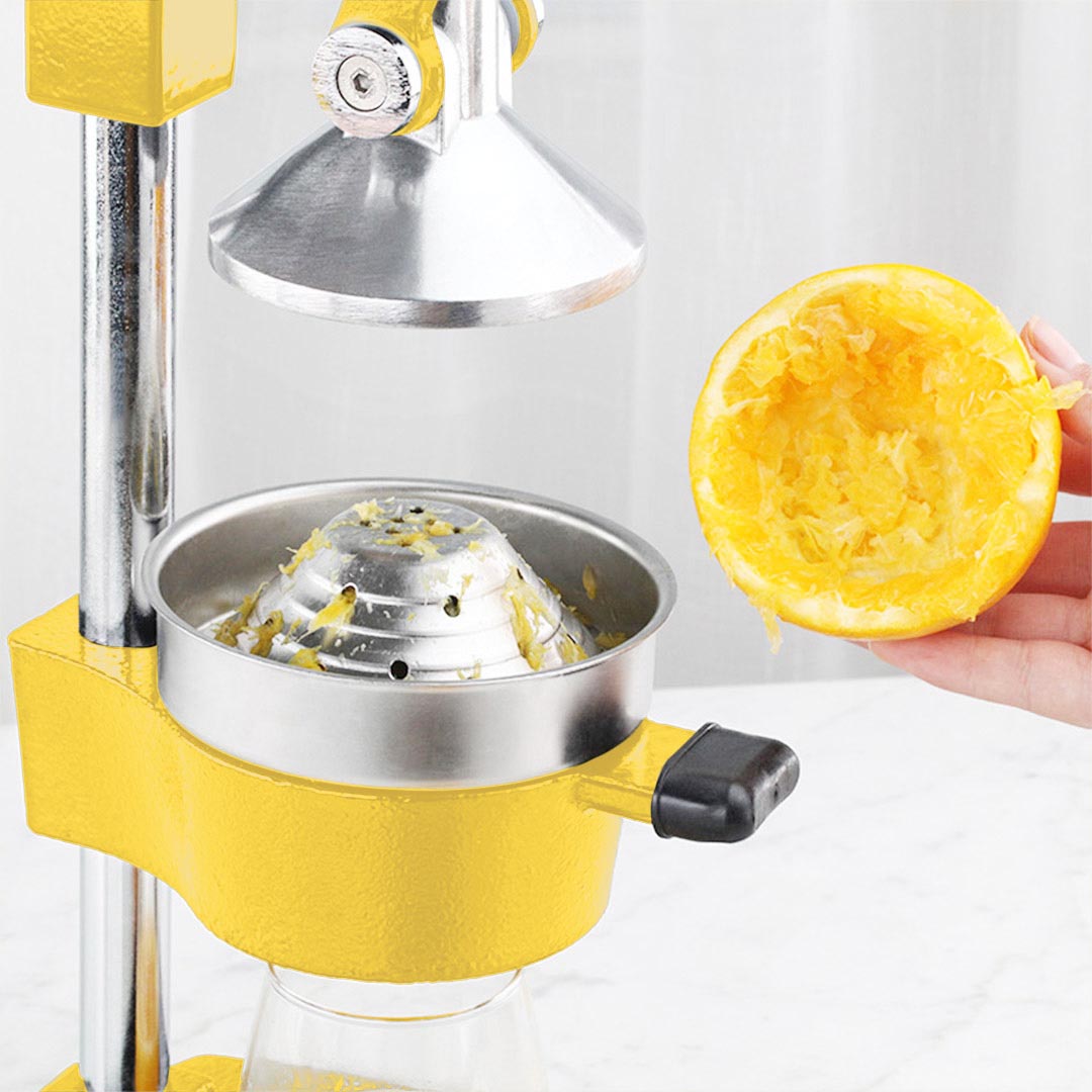 Commercial Manual Juicer Yellow