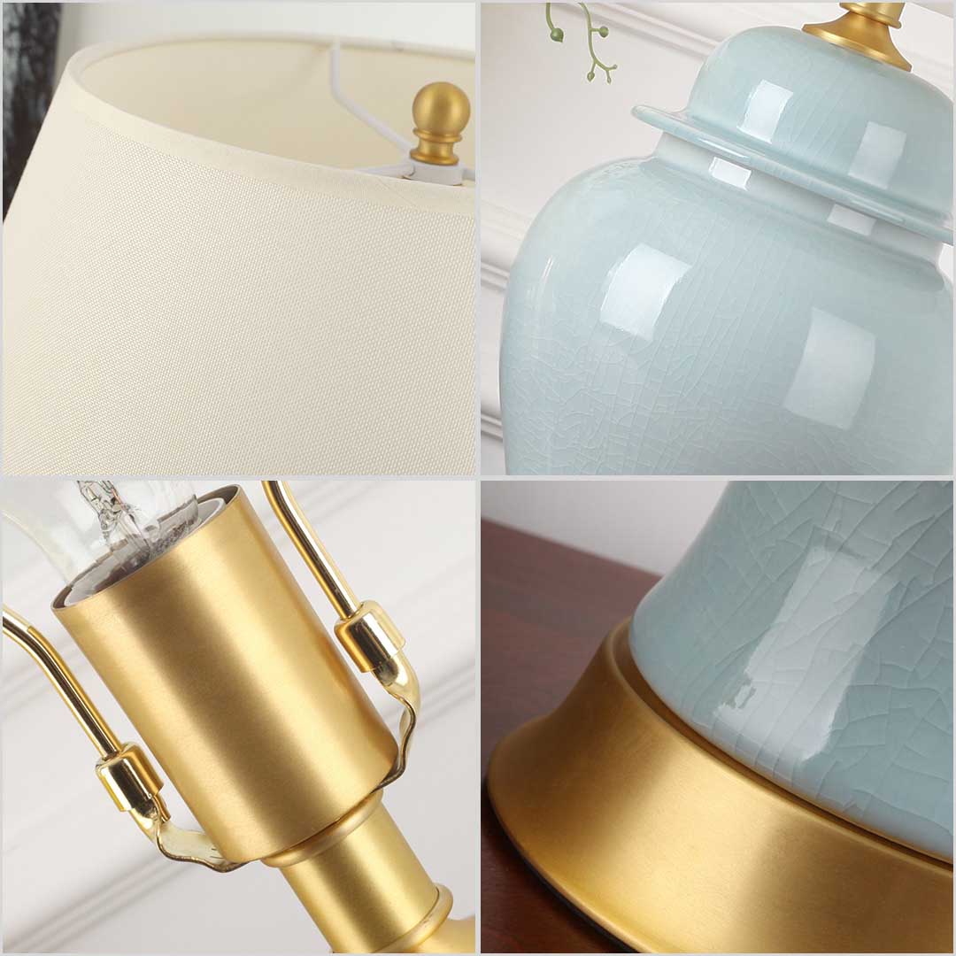 Ceramic Table Lamp Blue