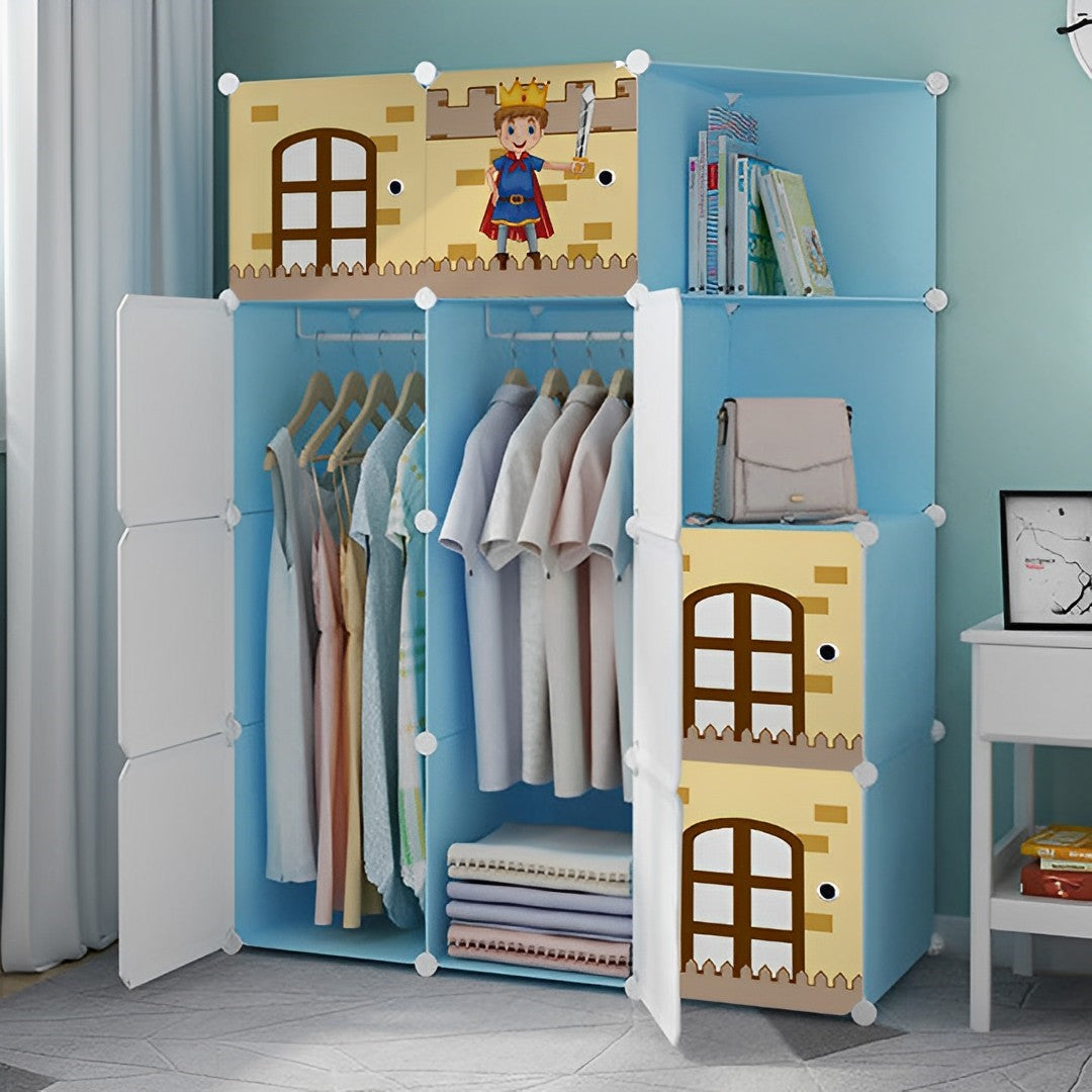 10 Cubes Blue Castle Wardrobe