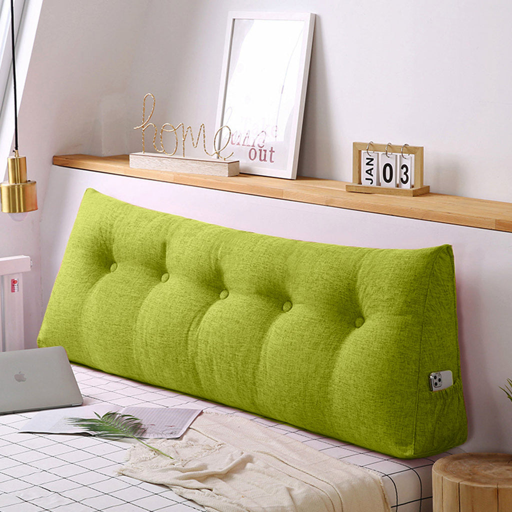 150cm Green Wedge Bed Cushion