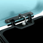 Foot Pedal Stainless Steel Trash Bin Square 12L Blue
