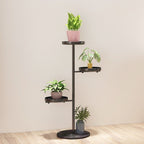 3 Tier Black Round Plant Stand