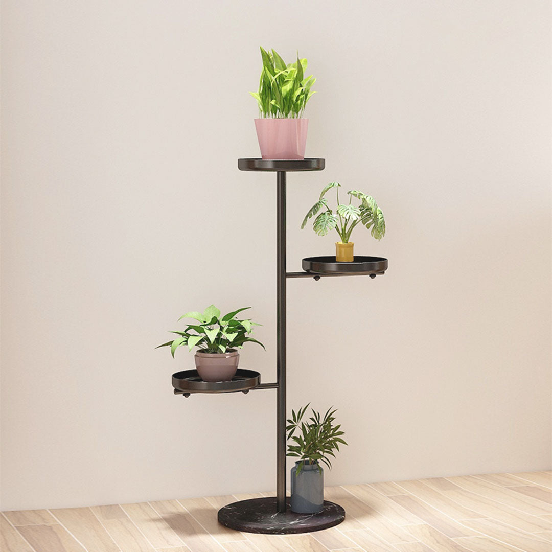 3 Tier Black Round Plant Stand
