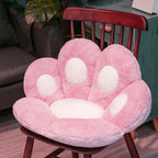 80cm Pink Paw Shape Cushion