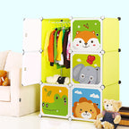 6 Cubes Animal Design Wardrobe