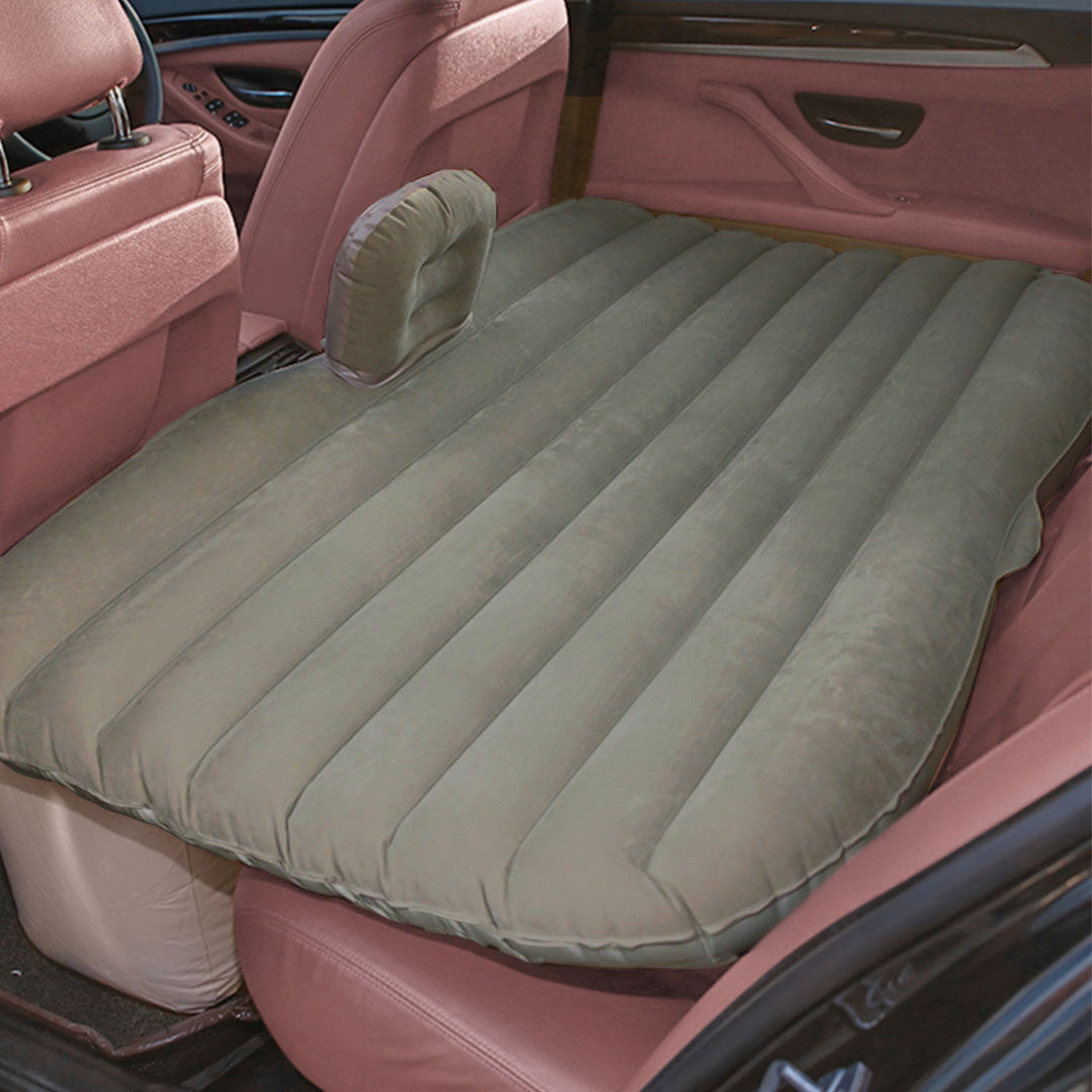 Grey Stripe Inflatable Car Mattress