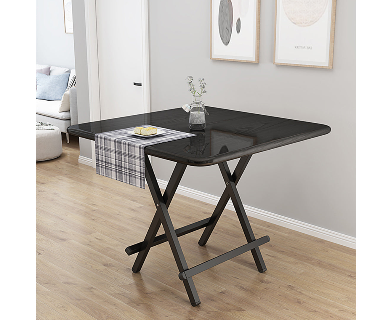 Black Foldable Portable Multifunctional Table