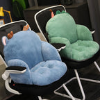 Blue Deer Shape Seat Cushion